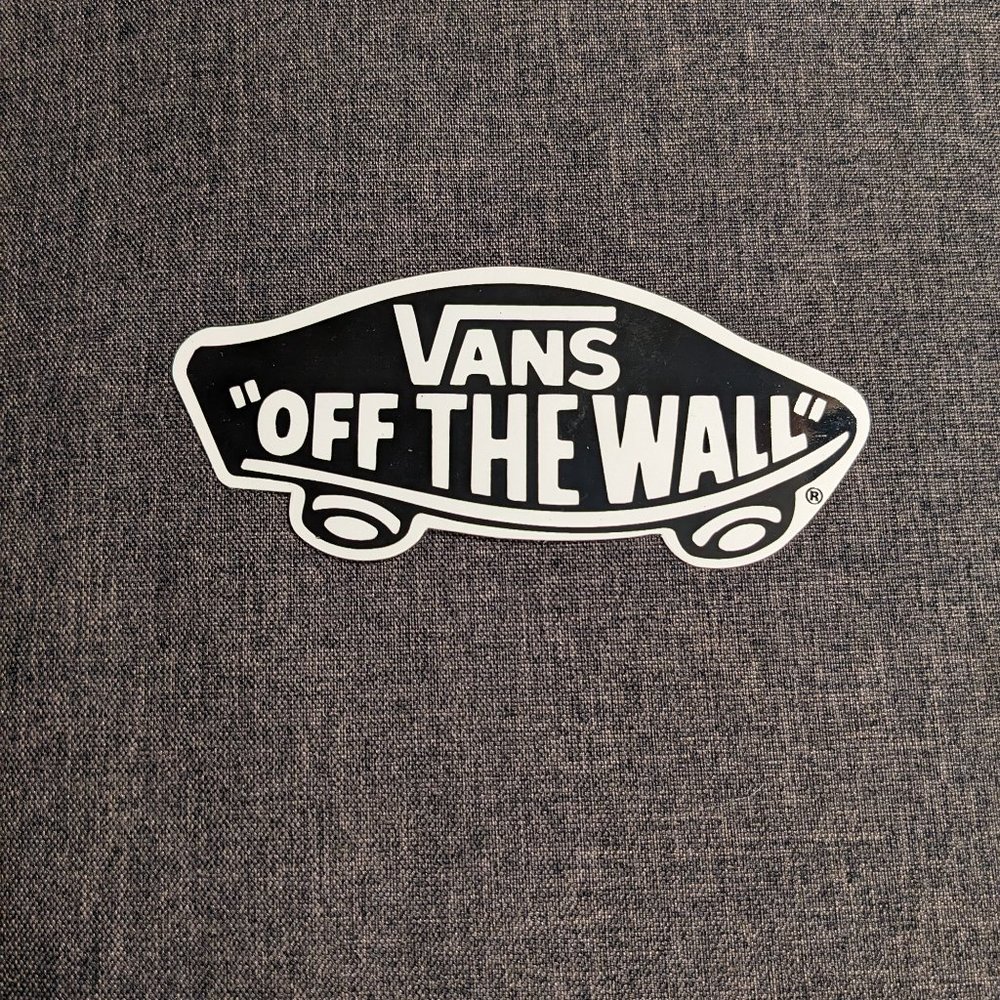 Black Vans Off The Wall sticker
